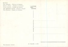 CPM Roma Forum Romain Temple de Saturno