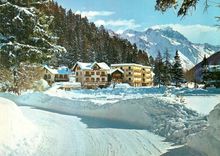 CPM Station de Champex avec le Grand Combin