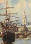 CPM Saint Malo (Ille et Vilaine)Le port Bateau