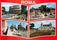 CPM Roma Colesseo Tempio di Vesta Piazza de Popolo Altare della Patria
