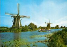 CPM Hollandse Molen Moulin a vent Kinderdijk Moulins