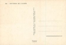 CPM Souvenir de L'Yonne Sens Auxerre Avallon Chablis Tonnerre Joigny
