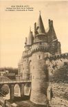 CPA Vitre (I et V)Le Chateau des ducs de la Tremoille Le Chatelet Pont Lavis et Fosses
