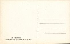 STe Adresse - L'anse des Pilotes la Musee et la Rue de Paris - CPA 