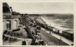 Le Havre - the Beach and T seen of the Casino - tram - CPA