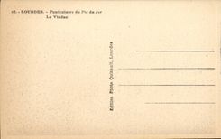 Lourdes - Funicular of the Peak of Jer the Viaduct - CPA