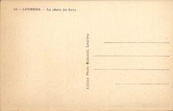 Lourdes - the Fall of Gave - CPA