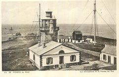 CPA Pointe du Raz Le Semaphore et la Pointe du Raz 