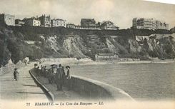 CPA Biarritz La Cote des Basques 