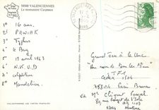 CPM Valenciennes Le monument Carpeaux