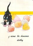 CPM J aime la douceur dothy  Chat