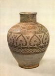 CPM Jar Alkaline glazed earthenware painted in lustre Victoria and Albert Museum  Egypte