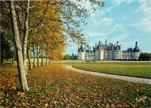 CPM Chambord Loir et Cher Le parc et la facade nord ouest du chateau 