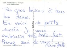 CPM Val d Arpettaz sur Champex et Col des Ecandies 