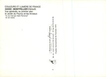 CPM Montpellier Herault Vue generale au premier plan le Jardin du Peyrou et les Arceaux 