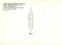 CPM Montpellier Herault Marais Montpellierain L Hotel de Sarret dit de la Coquille 