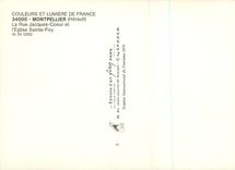 CPM Montpellier Herault La Rue Jacques Coeur et l Eglise Sainte Foy 