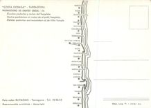 CPM Costa Dorada Tarragona Monasterio de Santes Creus Cloistre posthorleur de et petit Templete 