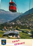 CPM Saint Gervais les Bains (Hte Savoie) Vue Generale et Telepherique Bettex Mont d'Arbois