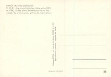 CPM Nancy (Meurthe et Moselle) La Place Stanislas Batie entre 1752 et 1756