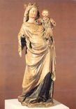 CPM Paris Musee du Louvre Departement des Sculptures La Vierge a l'Enfant Lorraine vers 1330