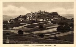Vezelay CPA View western Southern dimension