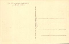 Cannes CPA California Hotel With the batailel of flowers