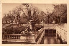 Nimes CPA Garden of the Fountain Nymphee