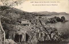 CPA Route de la Nouvelle corniche d'or Un coin de la route vers Le Trayas