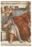 CPM Profeta Ezechiel Michelangelo Roma Cappella Sistina