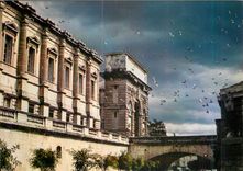 CPM Montpellier (Herault) La porte du Peyrou et le Palais de Justice