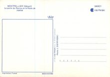 CPM Montpellier (Herault) La porte du Peyrou et le Palais de Justice