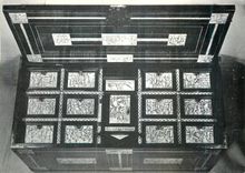 CPM Cabinet Ivoire Poirier Teinte et Ebene Italie XVIIeme siecle Musee Grobet Labadie Marseille