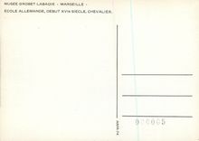 CPM Musee Grobet Labadie Marseille Ecole Allemande Debut XVIe siecle Chevalier