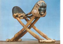 CPM Toutankhamon (Troisieme serie) Chevet d'ivoire Egypte