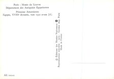 CPM Paris Musee du Louvre Departement des Antiquites Egyptiennes Pricesse Amarnienne Egypte XVIIe dynastie vers 1350 ava