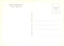 CPM Musee Carnavalet La cour Louis XIV