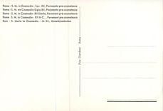 CPM Roma S M in Consmedin XII siecle Pavement pre Cosmatesco