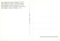 CPM Roma Basilique S Marie in Cosmedin XII siecle