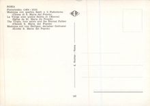 CPM Roma Pinturicchio (1454 1513) La Vierge avec quatre Saints et l'Eternel (Eglise de St Marie du Peuple)