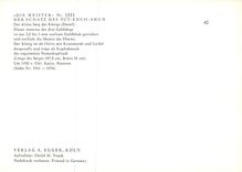 CPM Die Meister Der schatz des Tut ench Amun Egypte