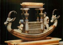 CPM Die Meister 1546 Der Schatz des Tut Ench Amun Modelschiff aus Alabaster Detail Egypte