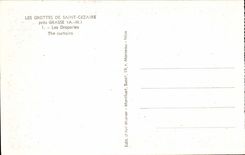 Hohlen Saint Cezaire der nahen fetthaltigen CPA Vorhange