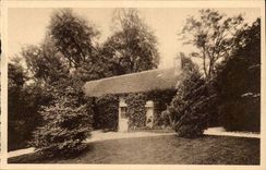 CPA Buissonnets the small garden of Therese in front of the wash-house One of its small furnace bridges