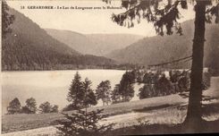 Gerardmer CPA the Lake Longemer with Hohneck