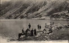 CAuterets CPA a corner of the Lake Gaube 'nice shot)