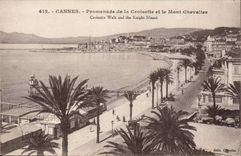 Cannes CPA Walk of the Small cross and the Mount Knight