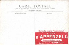 Versailles CPA La laiterie Marie Antoinette (dos publicite Lait d'Appenzell pharmacien purgation delicieuese a boire)