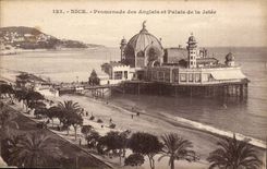 Nice CPA Walk of English and palate of the pier