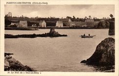 Plestin les Greves CPA le port de Toul an Hery